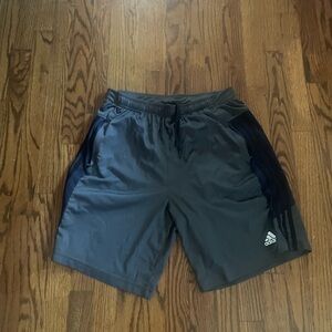 Adidas Men's Dark Gray Athletic Shorts